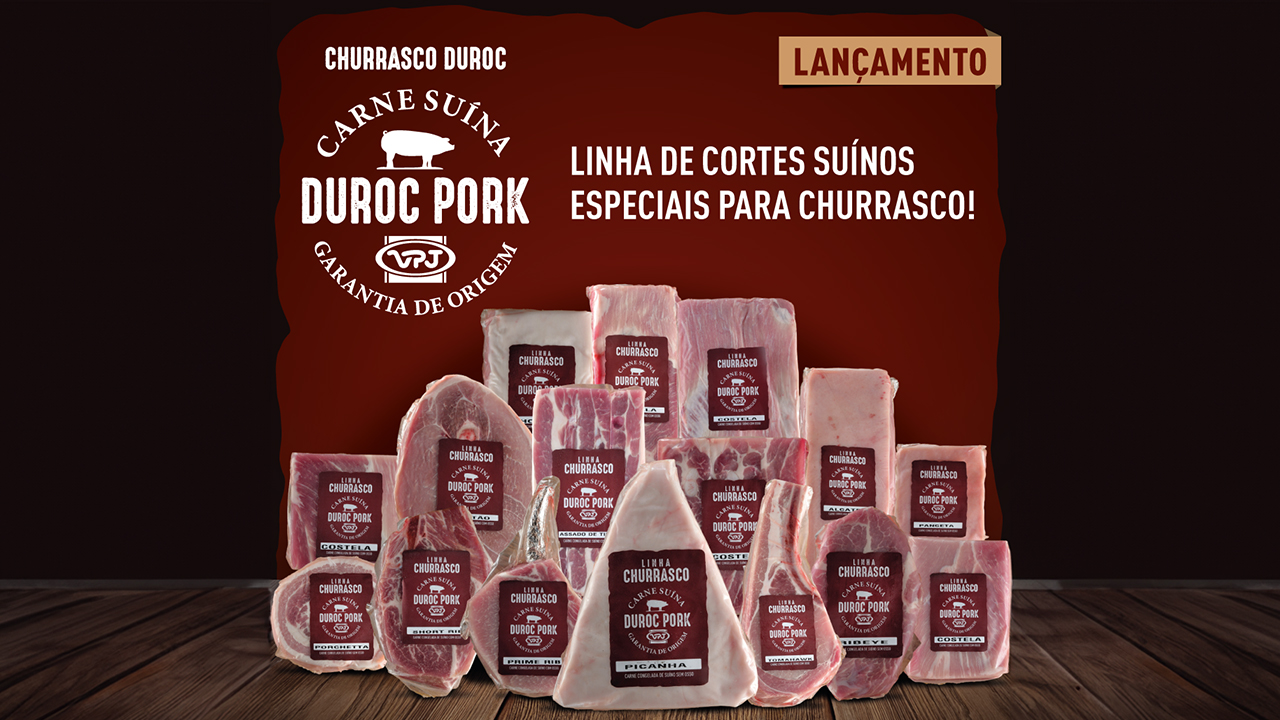 Churrasco de carne suína: conheça a nova Linha Churrasco VPJ Duroc Pork!